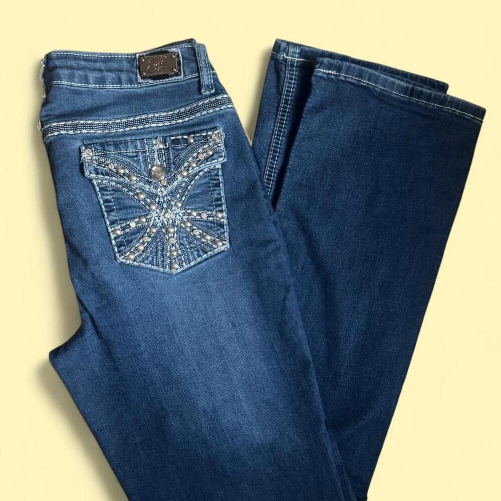 Earl-jean Women's Blue and Navy Jeans